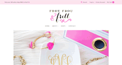 Desktop Screenshot of froufrouandfrill.com