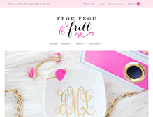 Tablet Screenshot of froufrouandfrill.com